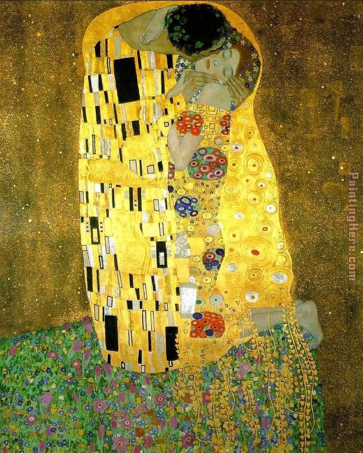 The Kiss (Le Baiser _ Il Baccio) painting - Gustav Klimt The Kiss (Le Baiser _ Il Baccio) art painting